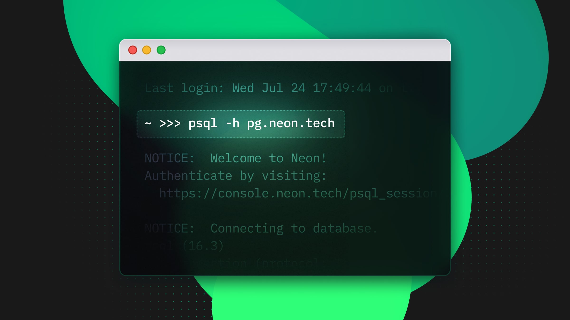 How Does psql -h pg.neon.tech Work?